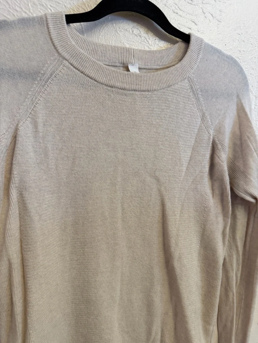 lululemon athletica Cream Long-Sleeve Thermal Pullover